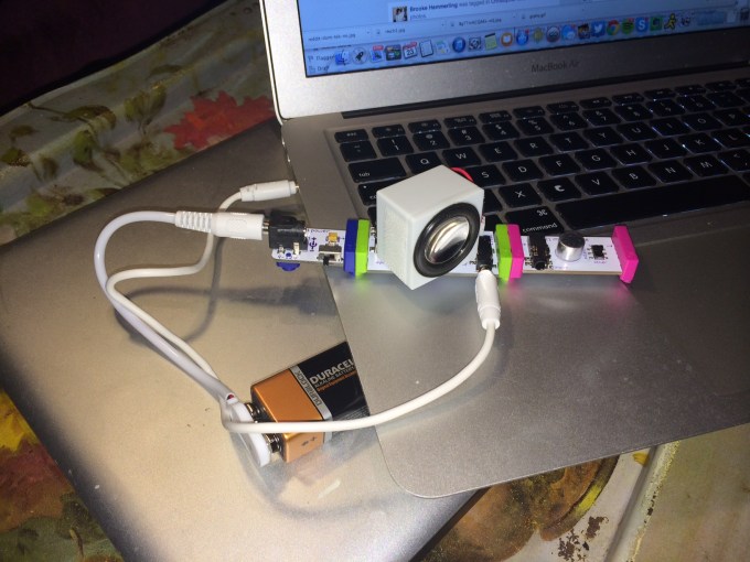 This is my basic speaker bit I built with the kit last night.