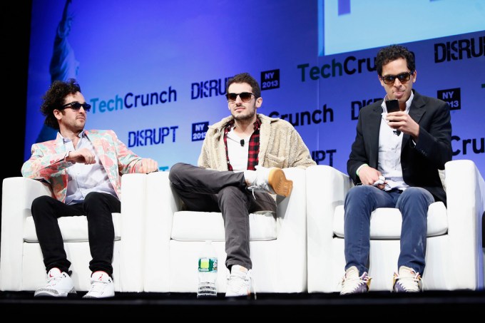Rap Genius co-founders (from left): Tom Lehman, Ilan Zechory, Mahbod Moghadam