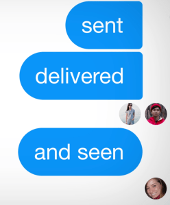 Messenger FacePile Read Receipts
