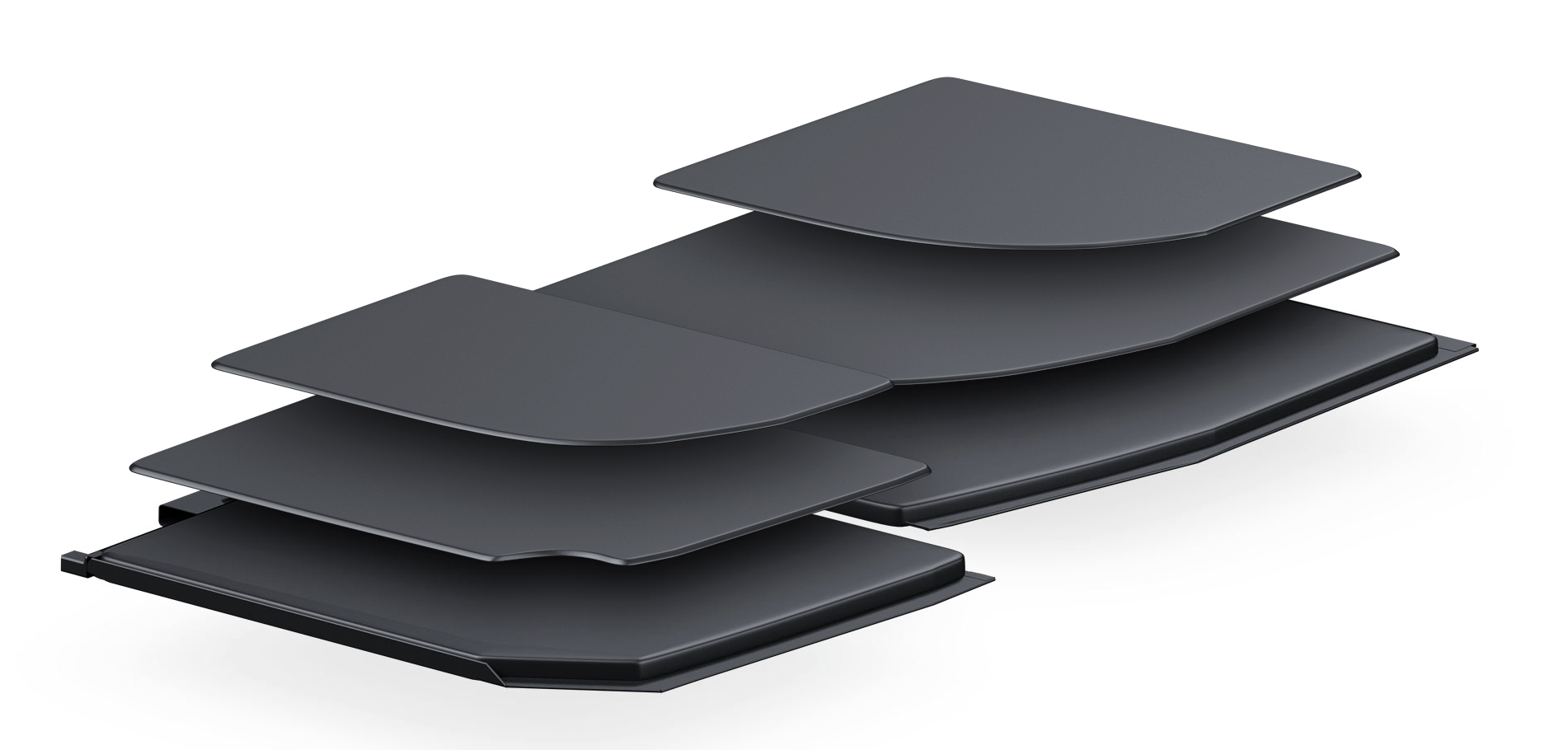 Apple's terraced battery design for the new MacBook.