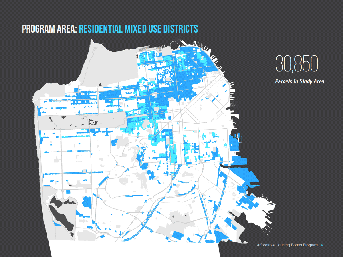 San Francisco is considering increasing housing production in the Western neighborhoods for the first time in recent memory. A density bonus program will award more height to developers if they build more affordable housing.