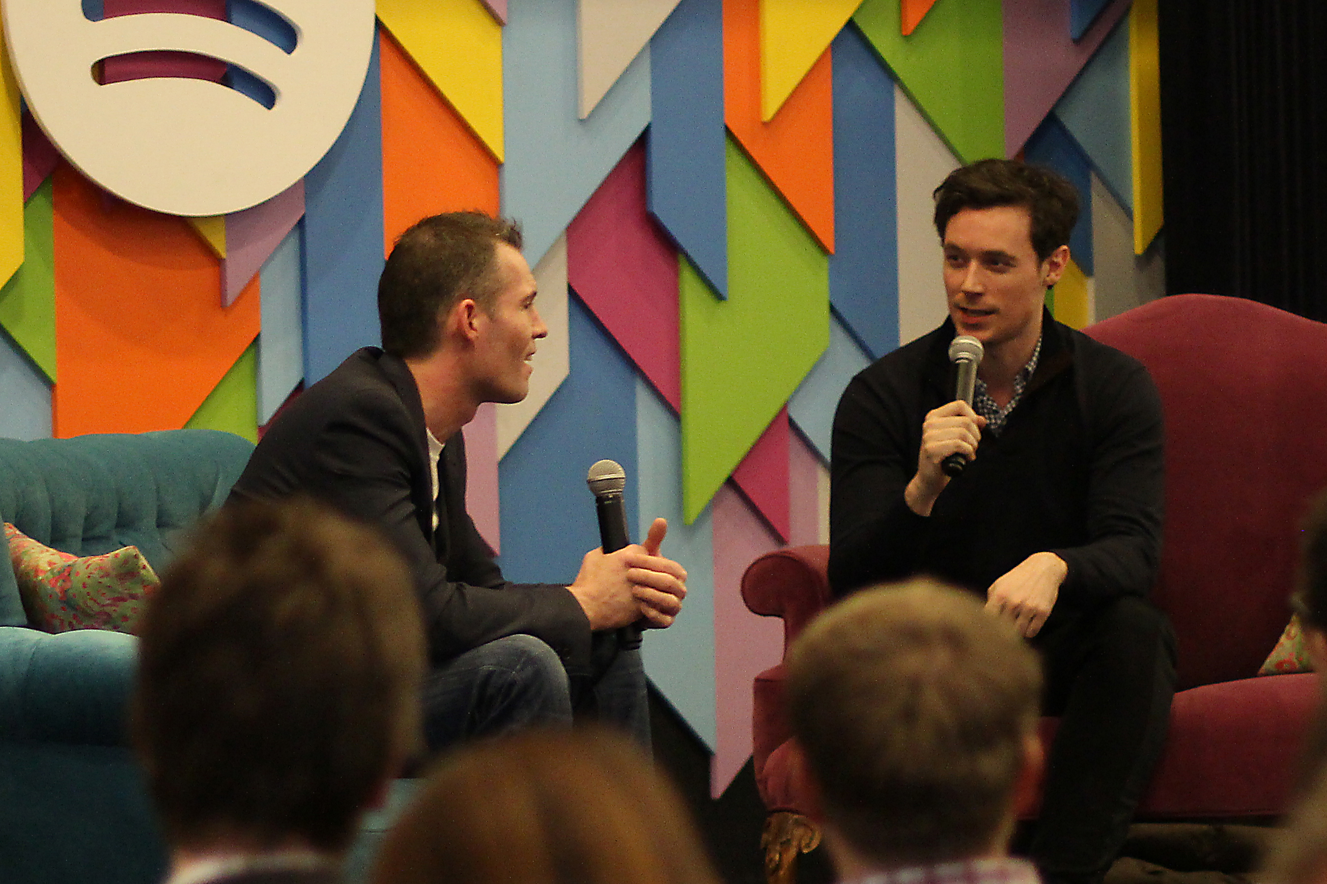 On the right: New Partner at Balderton Capital James Wise.