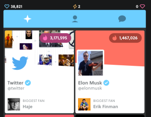 The Famous interface, in which your correspondent is the world's biggest fan of Twitter. Which is true on several levels.