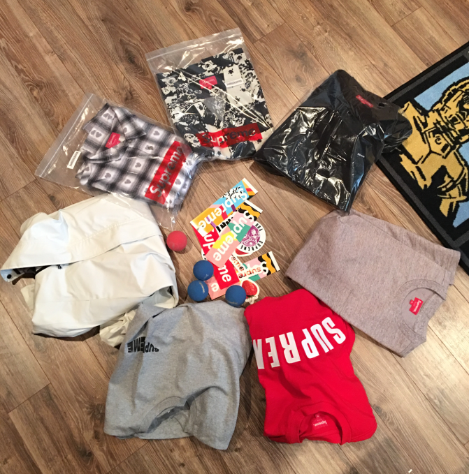 My last Supreme haul, thanks to Restocks