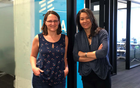 Impact Engine partners Jessica Droste Yagan and Tasha Seitz.