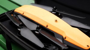 Folded up into its protective pouch, Staaker is small and light enough to throw in a backpack.