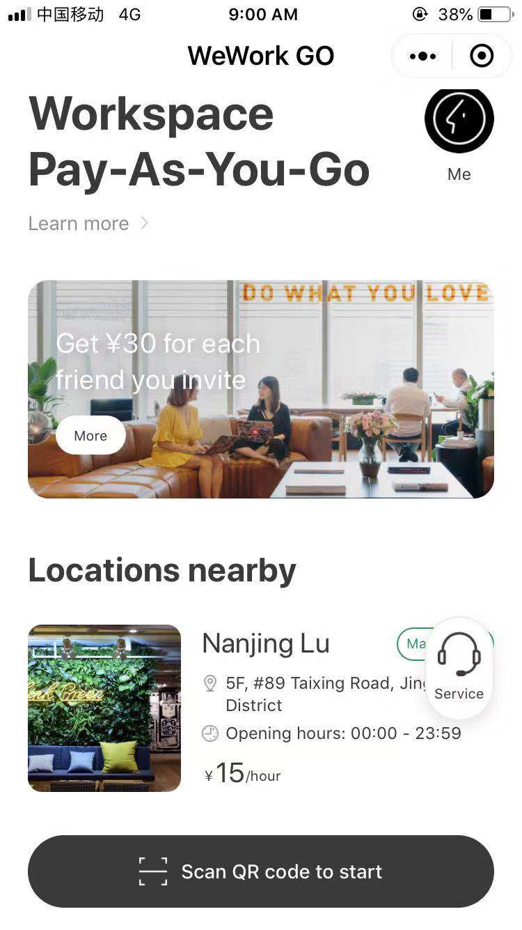 wework go china