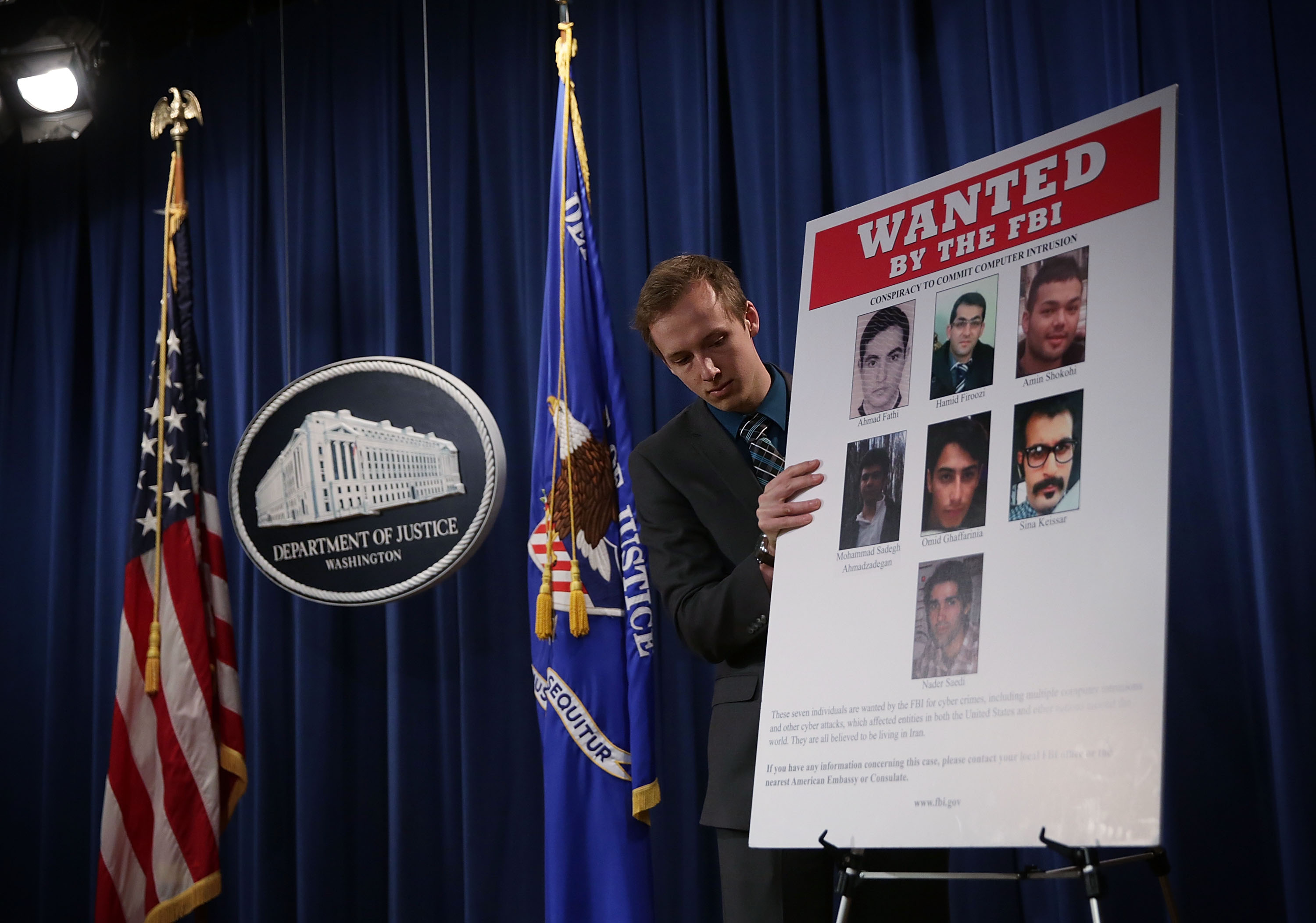 Lynch And Comey Announce Charges In Cyberattack On U.S. Dam Linked To Iran GettyImages 517219120 1