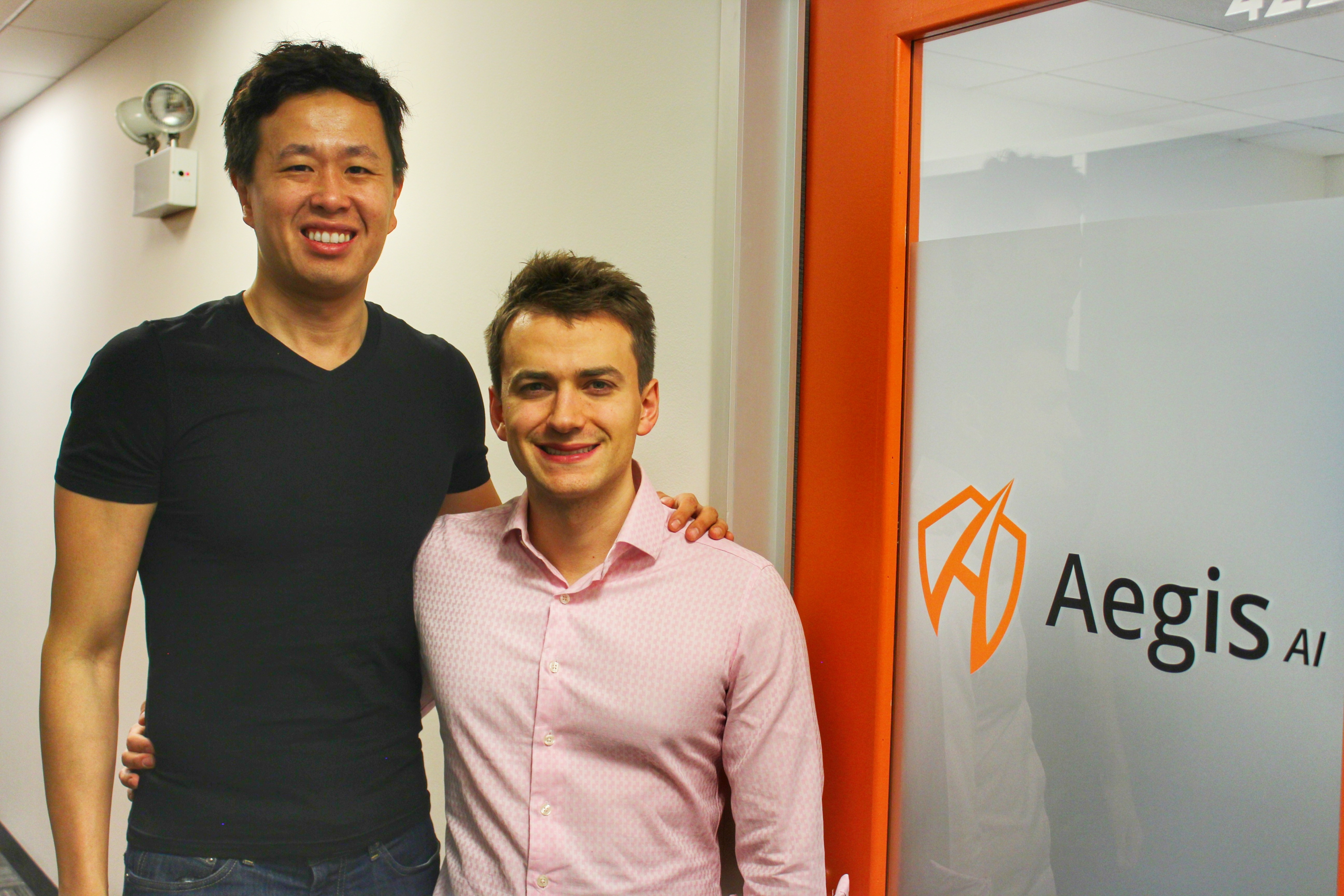 Aegis Systems co-founders Sunny Tai (left) and Ben Ziomek. IMG 9352 01 01